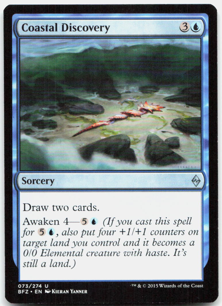 Coastal Discovery NM U Battle for Zendikar 73