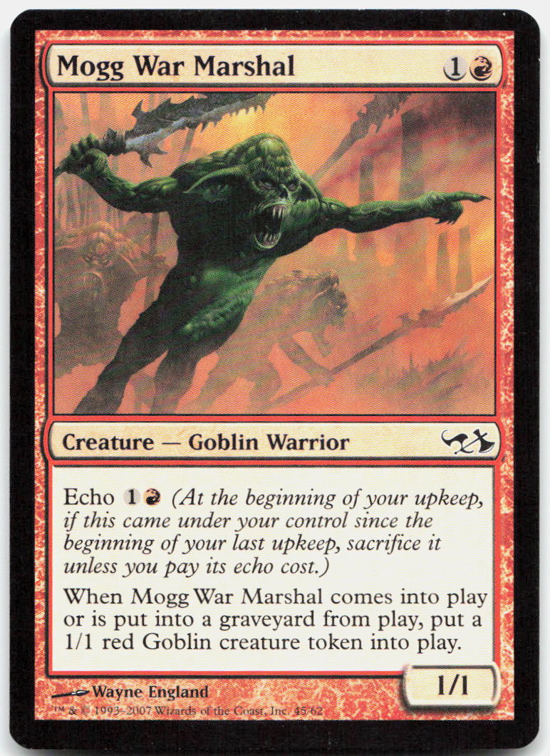 Mogg War Marshal NM C Duel Decks: Elves vs. Goblins 45