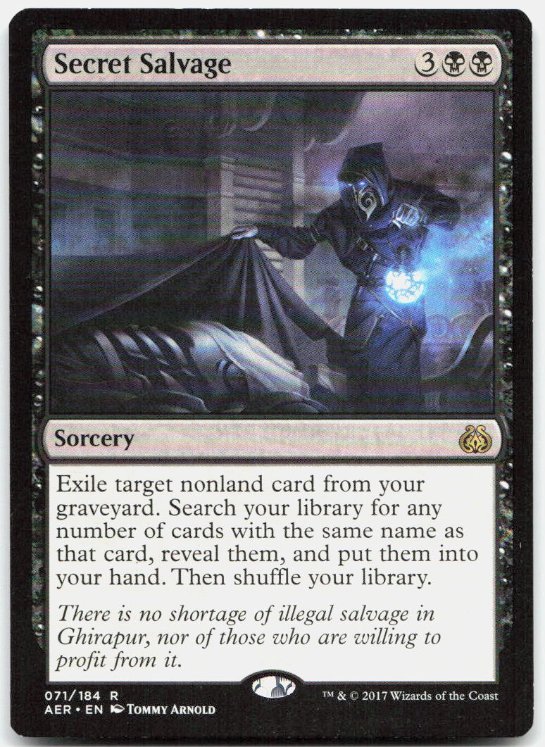 Secret Salvage NM R Aether Revolt 71