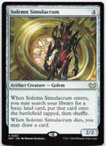 Solemn Simulacrum NM R Commander: Duskmourn: House of Horror 253