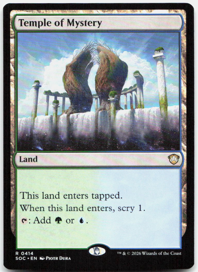 Temple of Mystery NM R Commander: Secrets of Strixhaven 414