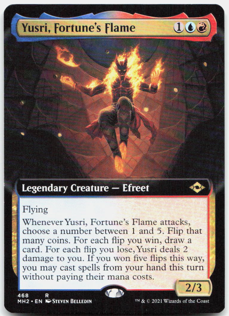 Yusri, Fortune's Flame (Extended Art) NM R Modern Horizons 2 468