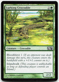 Lurking Crocodile NM Foil C Magic 2012 (M12) 184
