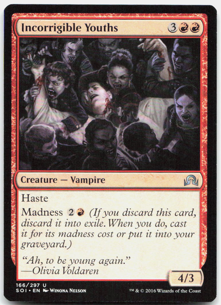 Incorrigible Youths NM U Shadows over Innistrad 166