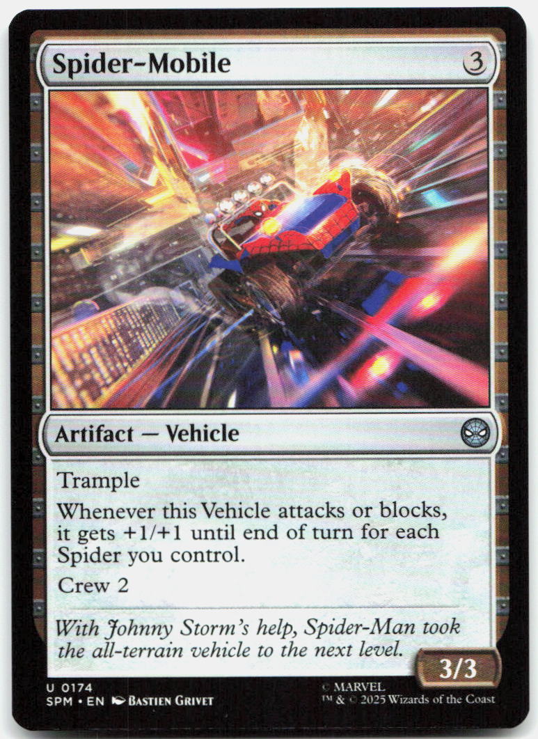 Spider-Mobile NM U Marvel's Spider-Man 174