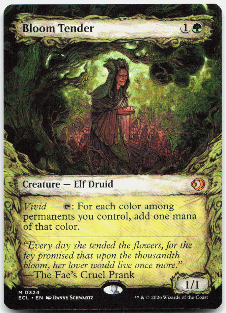 Bloom Tender (Showcase) NM M Lorwyn Eclipsed 324