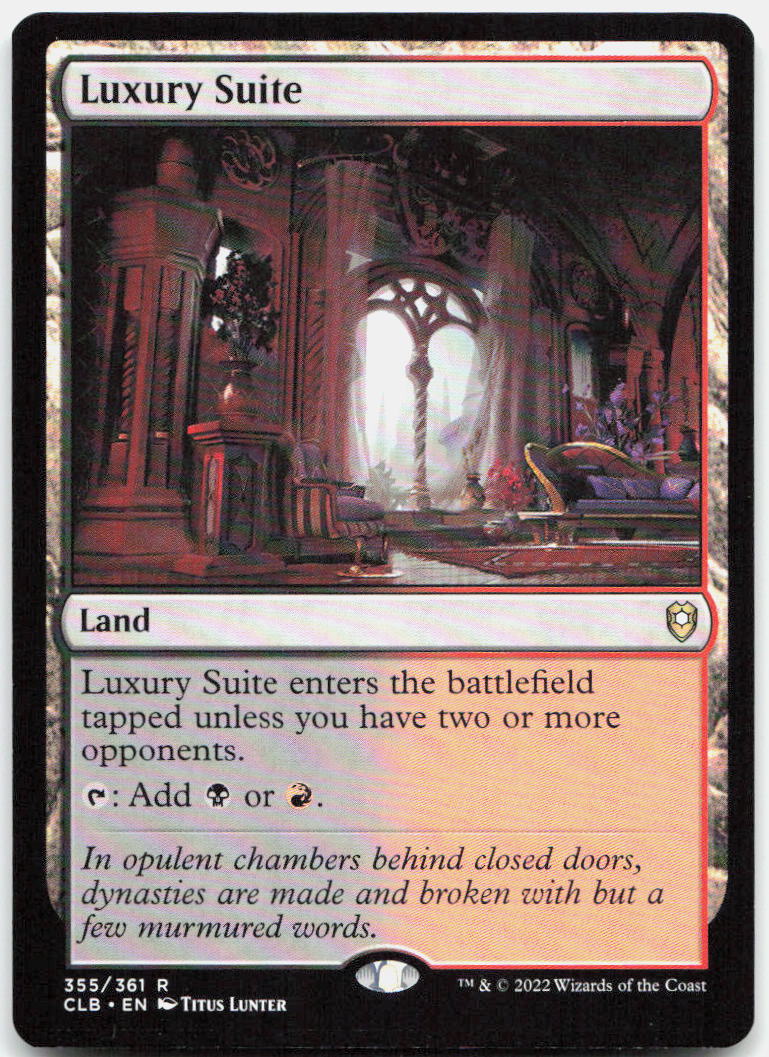 Luxury Suite NM R Commander Legends: Battle for Baldur's Gate 355