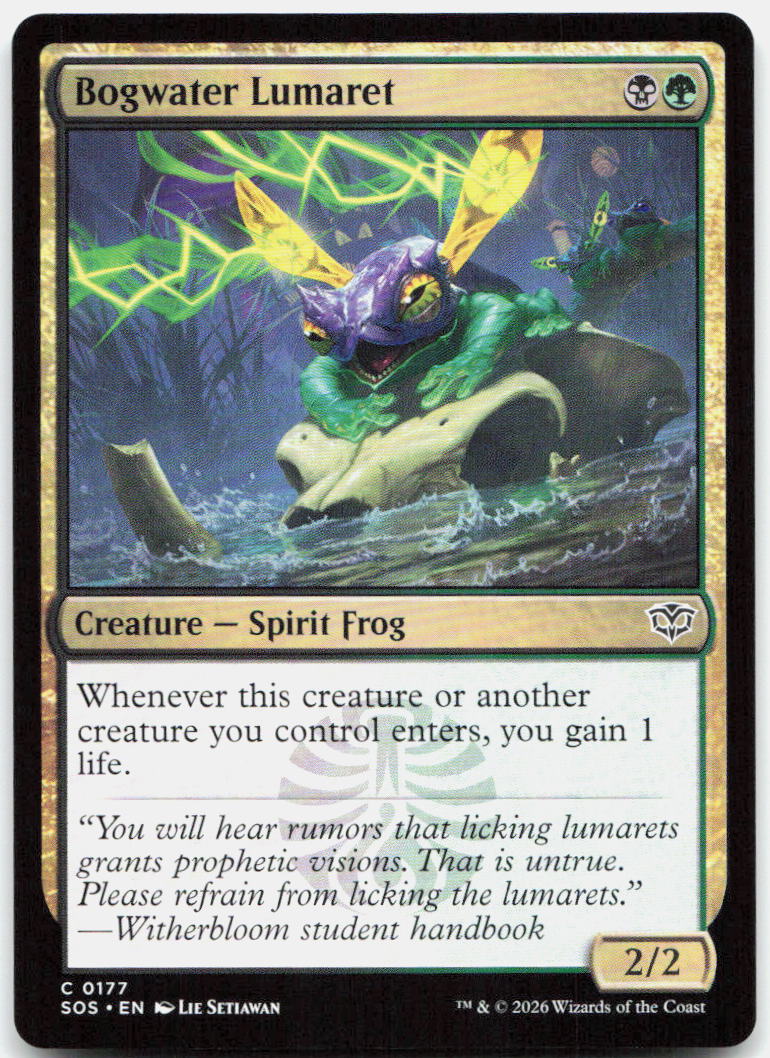 Bogwater Lumaret NM C Secrets of Strixhaven 177