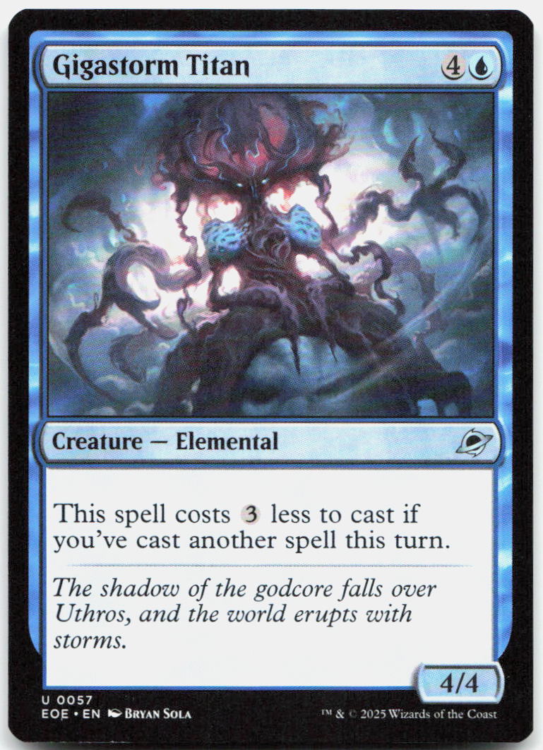 Gigastorm Titan NM U Edge of Eternities 57