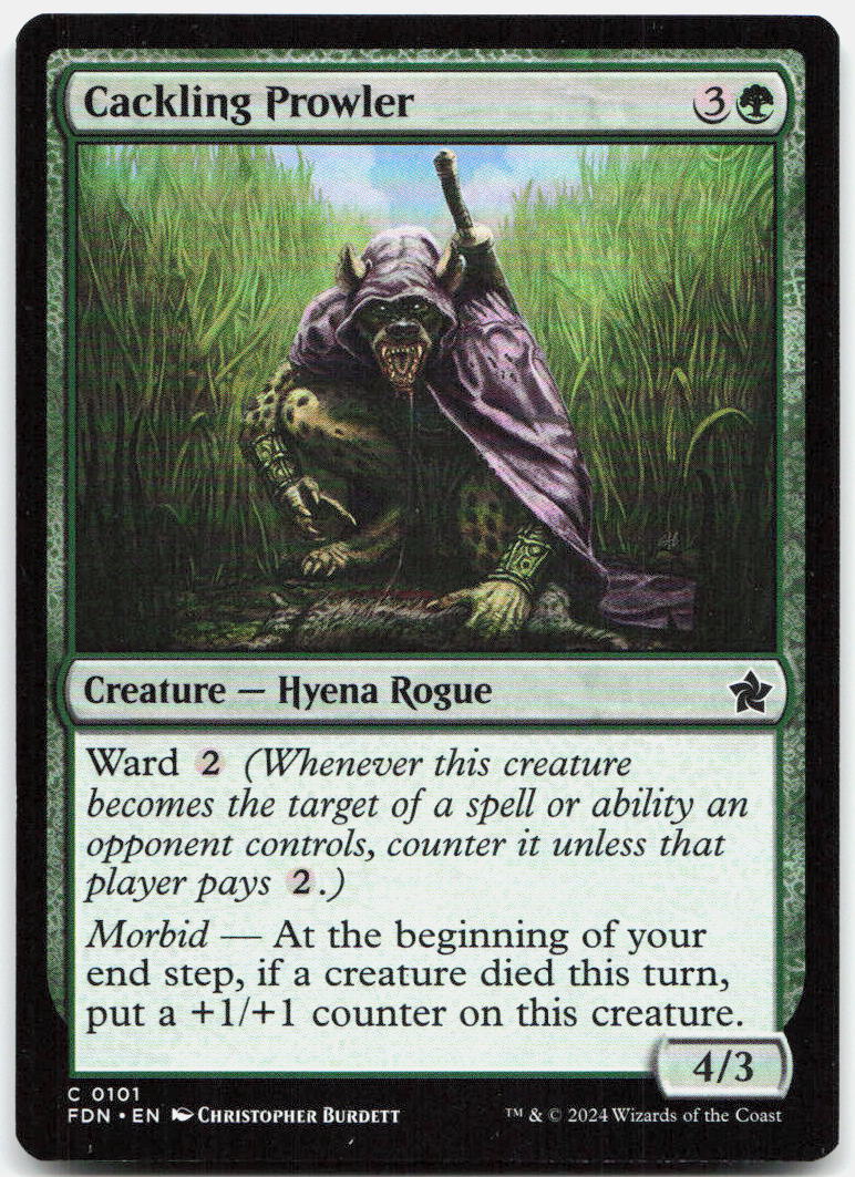 Cackling Prowler NM C Foundations 101