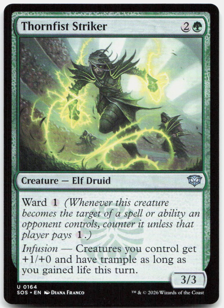 Thornfist Striker NM U Secrets of Strixhaven 164