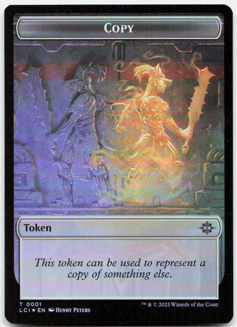 Copy // Angel Double-Sided Token NM Foil T The Lost Caverns of Ixalan 1 // 2