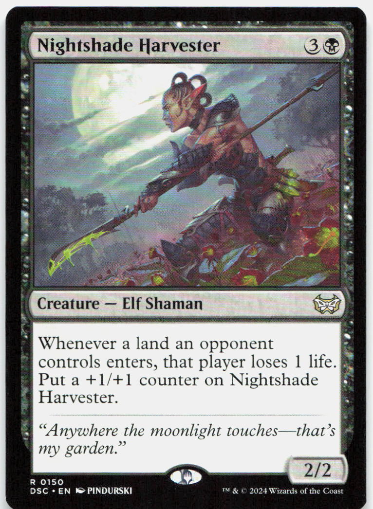 Nightshade Harvester NM R Commander: Duskmourn: House of Horror 150