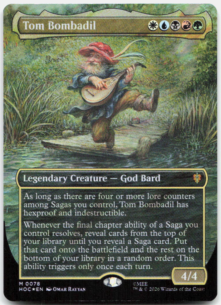 Tom Bombadil (Borderless) (Surge Foil) NM Foil M The Hobbit: Eternal-Legal 78