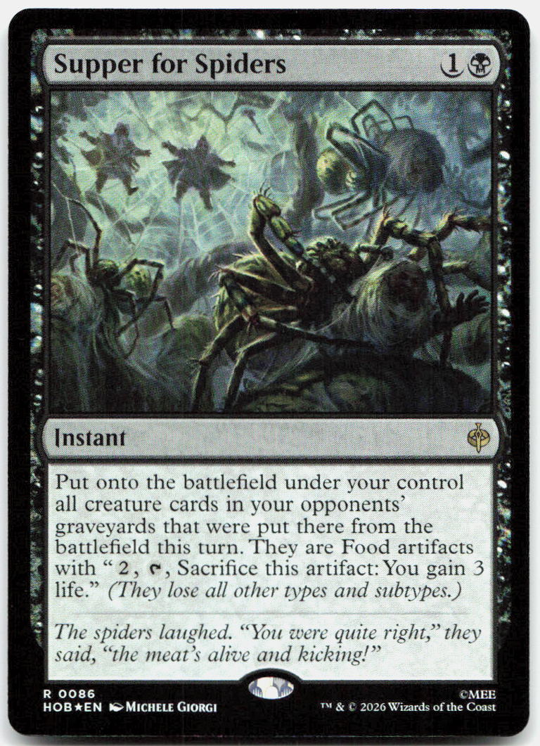 Supper for Spiders NM Foil R The Hobbit 86