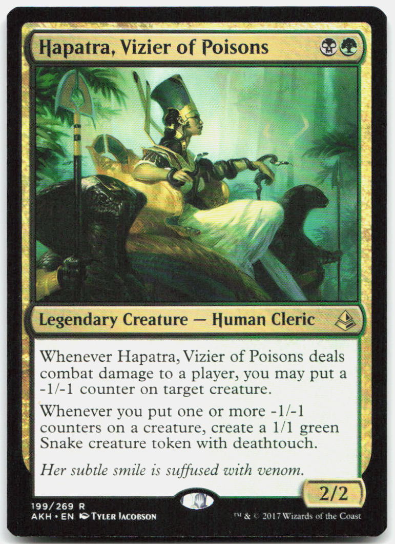 Hapatra, Vizier of Poisons NM R Amonkhet 199