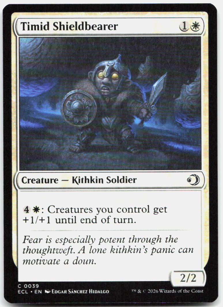 Timid Shieldbearer NM C Lorwyn Eclipsed 39