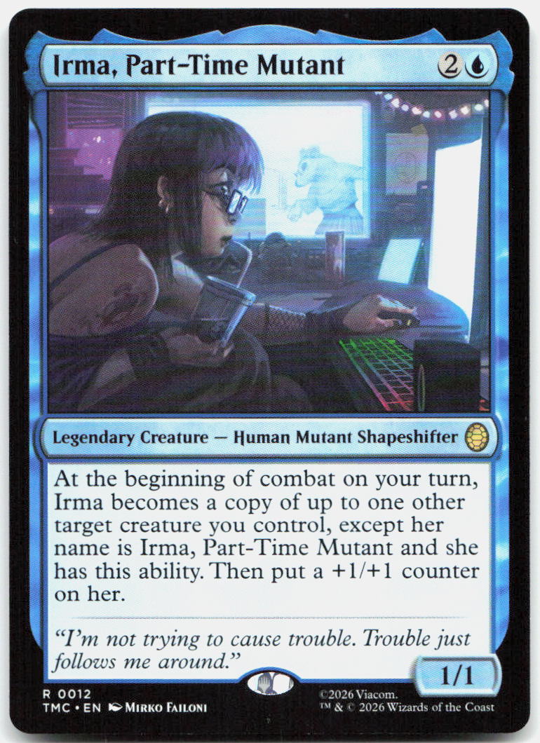 Irma, Part-Time Mutant NM R Commander: Teenage Mutant Ninja Turtles 12