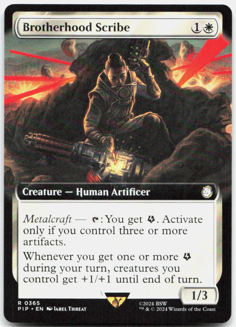 Brotherhood Scribe (Extended Art) NM R Universes Beyond: Fallout 365