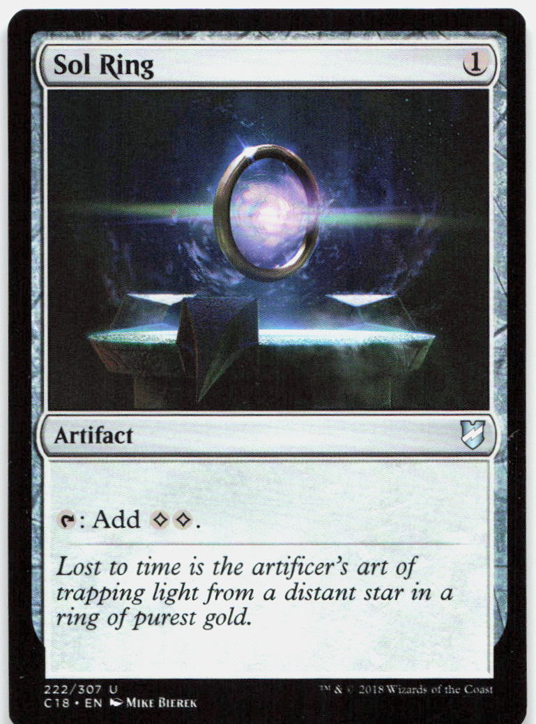 Sol Ring NM U Commander 2018 222