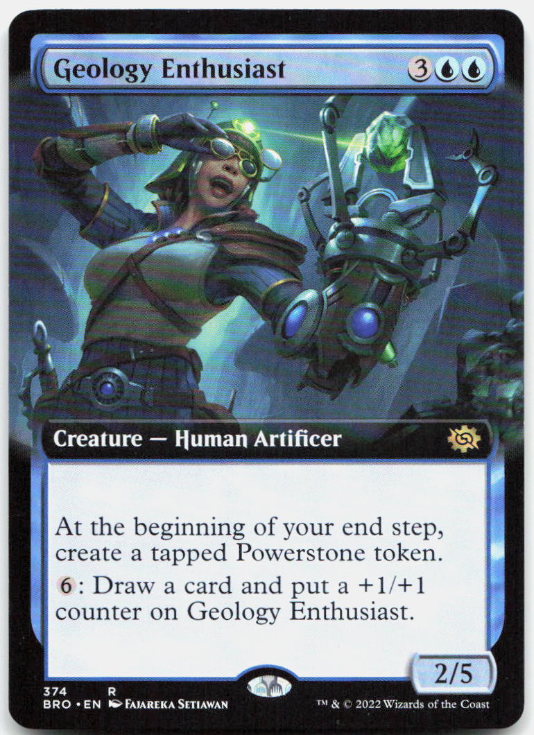 Geology Enthusiast (Extended Art) NM R The Brothers' War 374