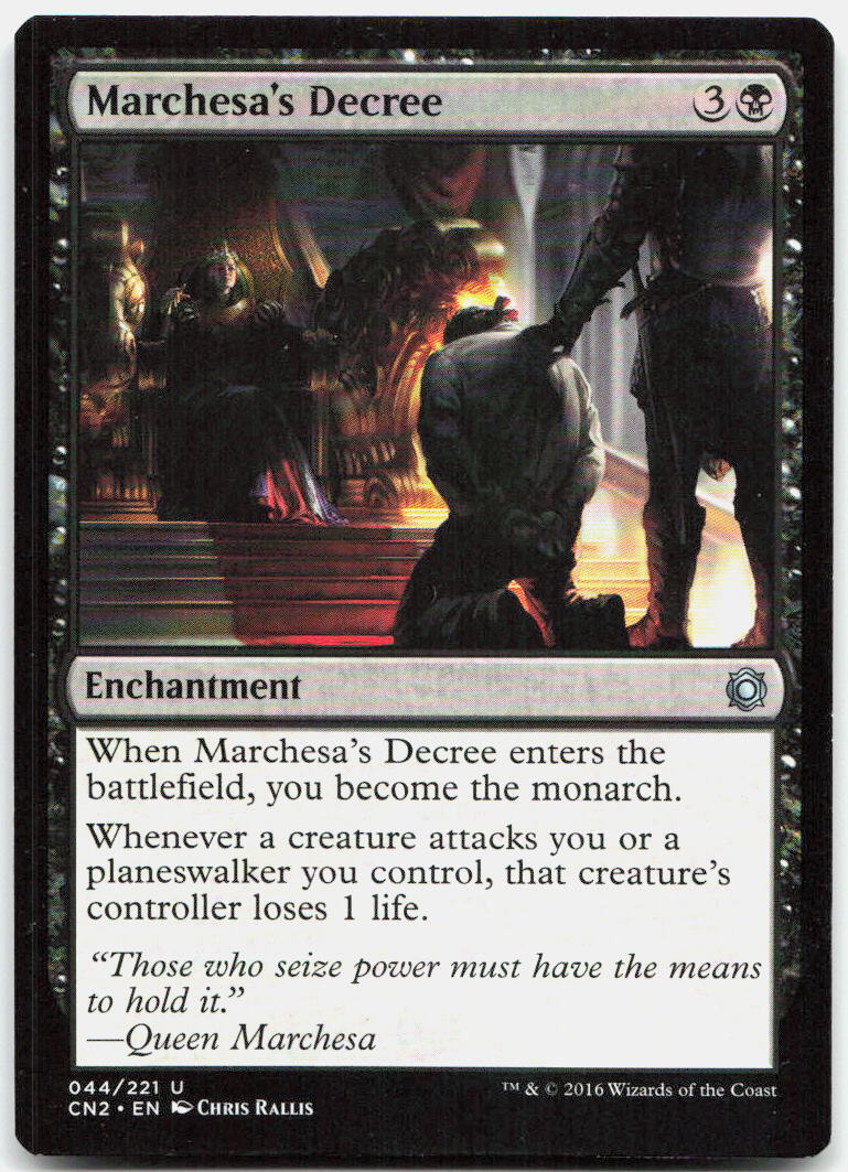 Marchesa's Decree NM U Conspiracy: Take the Crown 44