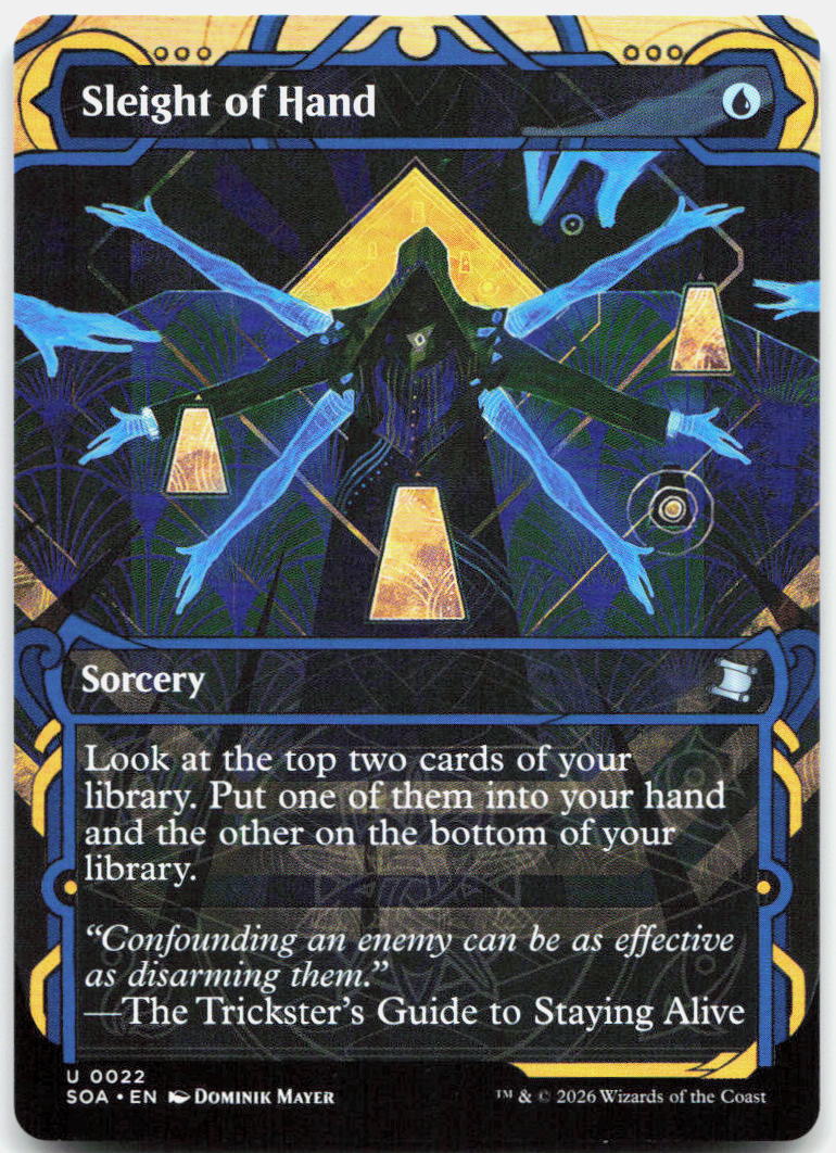 Sleight of Hand NM U Secrets of Strixhaven: Mystical Archive 22