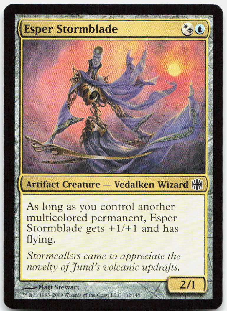 Esper Stormblade NM C Alara Reborn 132