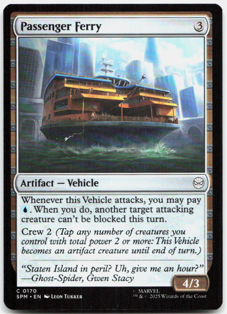 Passenger Ferry NM C Marvel's Spider-Man 170
