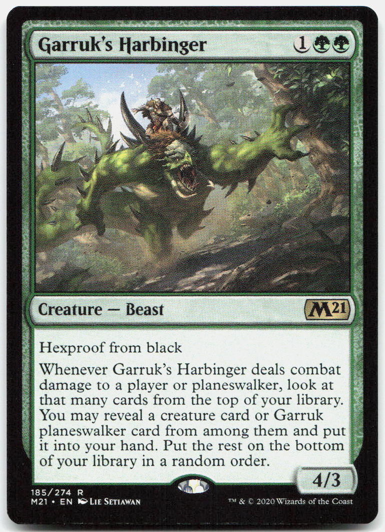 Garruk's Harbinger NM R Core Set 2021 185