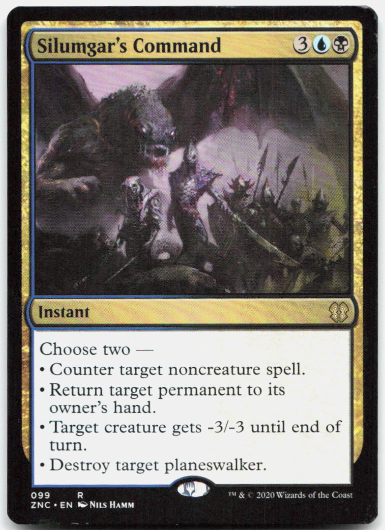 Silumgar's Command NM R Commander: Zendikar Rising 99