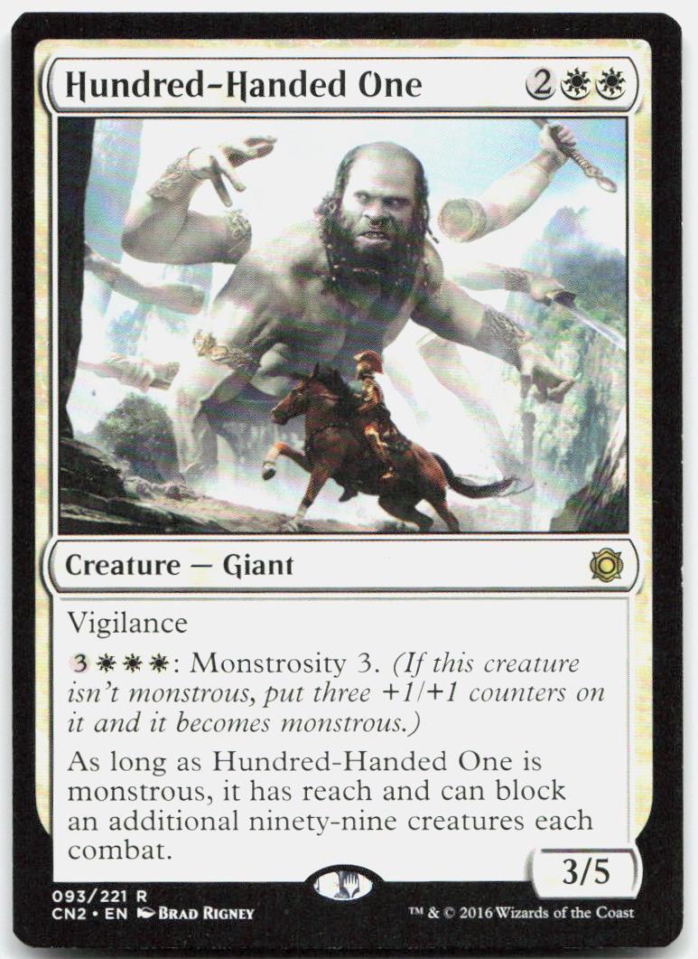 Hundred-Handed One NM R Conspiracy: Take the Crown 93