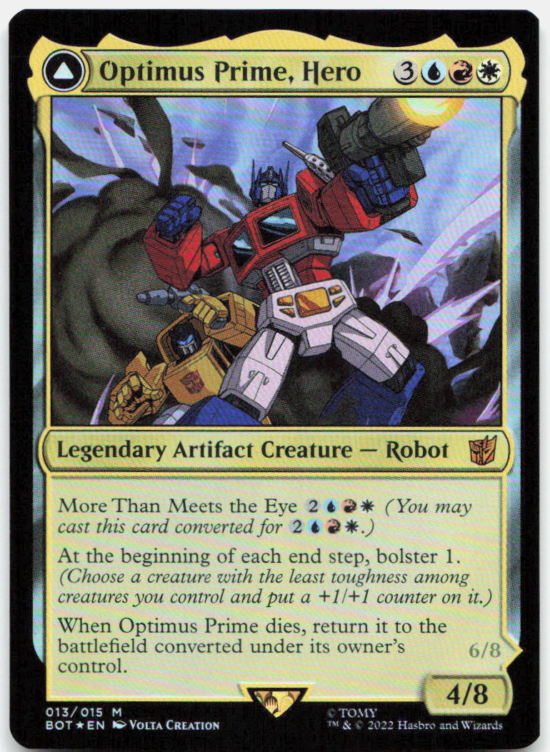 Optimus Prime, Hero NM Foil M Universes Beyond: Transformers 13