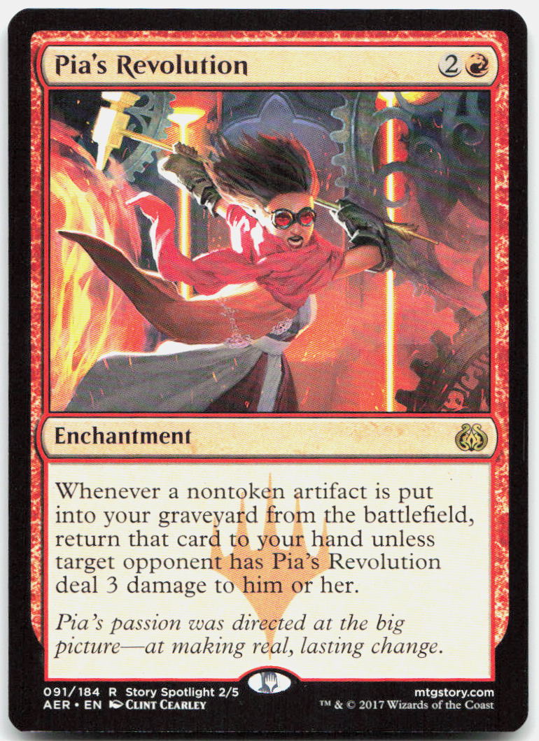 Pia's Revolution NM R Aether Revolt 91