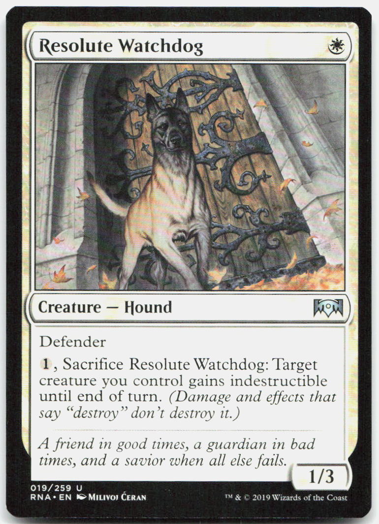 Resolute Watchdog NM U Ravnica Allegiance 19