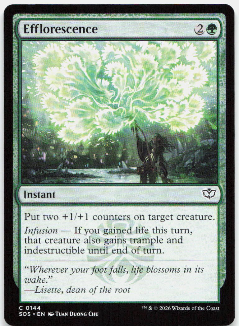 Efflorescence NM C Secrets of Strixhaven 144