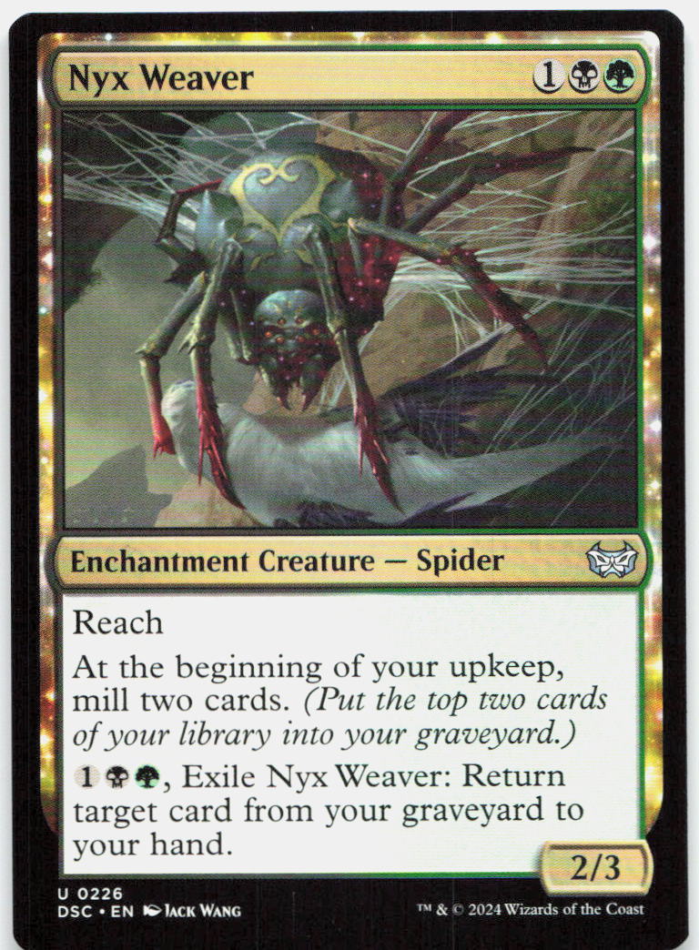 Nyx Weaver NM U Commander: Duskmourn: House of Horror 226