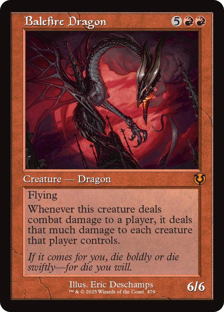 Balefire Dragon (Retro Frame) NM M Innistrad Remastered 479