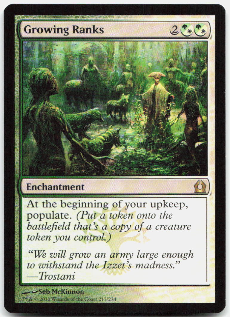 Growing Ranks NM R Return to Ravnica 217