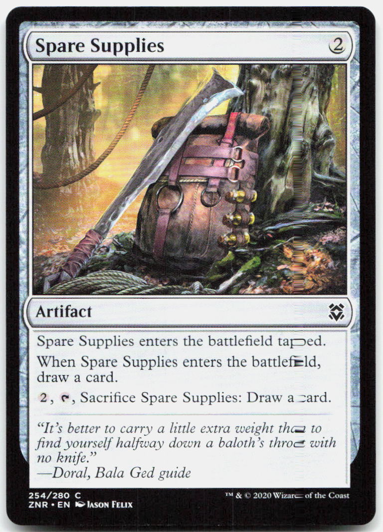 Spare Supplies NM C Zendikar Rising 254