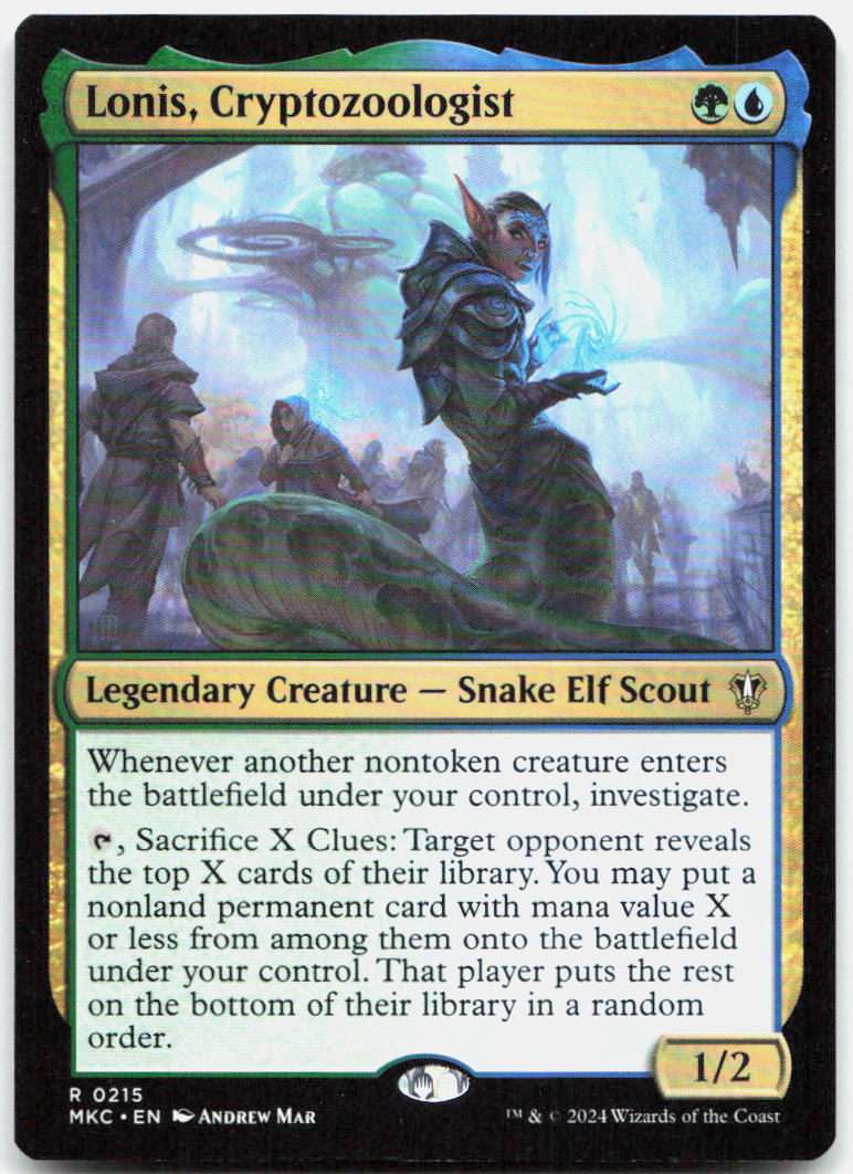 Lonis, Cryptozoologist NM R Commander: Murders at Karlov Manor 215