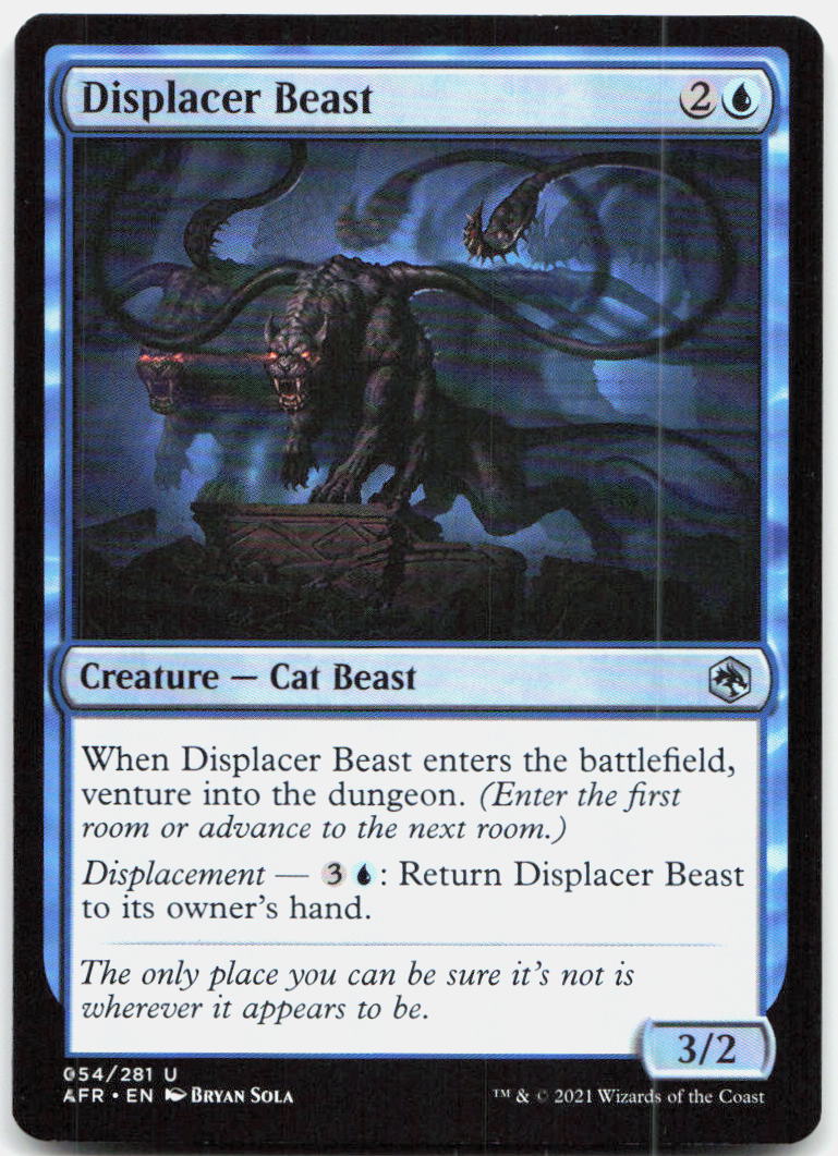 Displacer Beast NM U Adventures in the Forgotten Realms 54