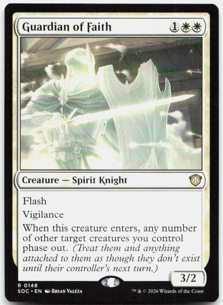 Guardian of Faith NM R Commander: Secrets of Strixhaven 148