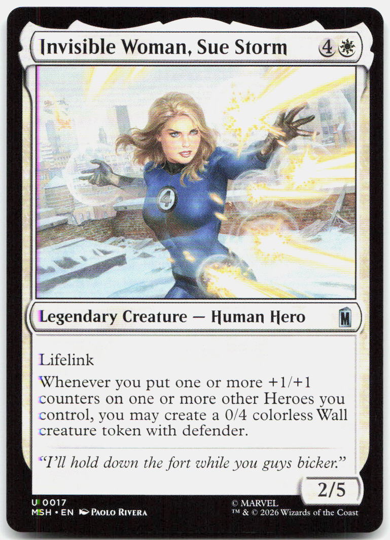 Invisible Woman, Sue Storm NM U Marvel Super Heroes 17