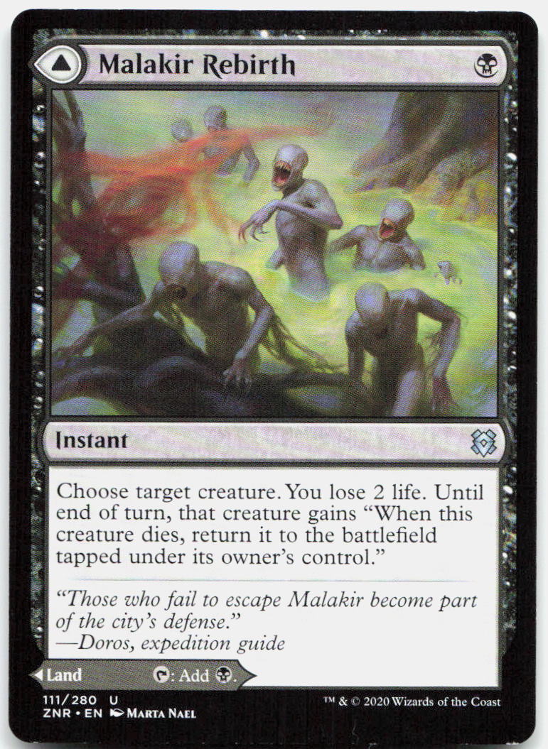 Malakir Rebirth NM U Zendikar Rising 111