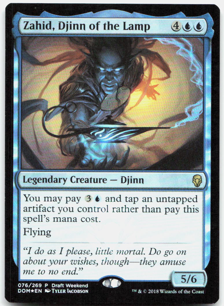 Zahid, Djinn of the Lamp NM Foil P Launch Party & Release Event Promos 76
