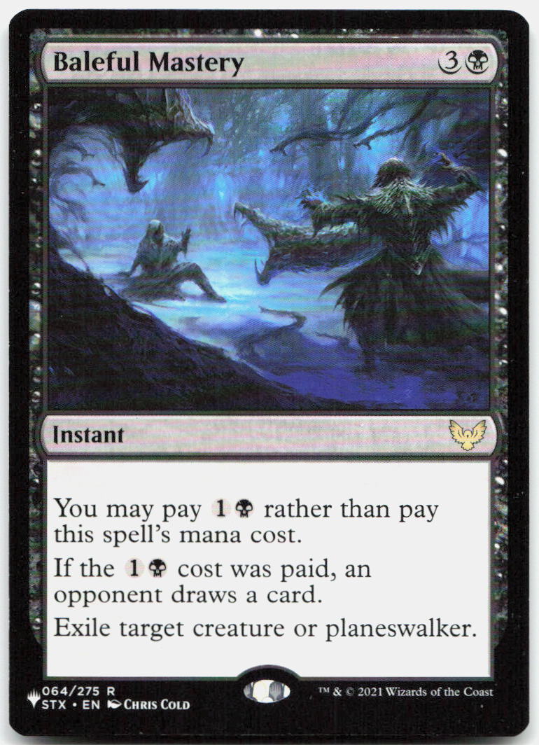 Baleful Mastery NM R Strixhaven: School of Mages 64