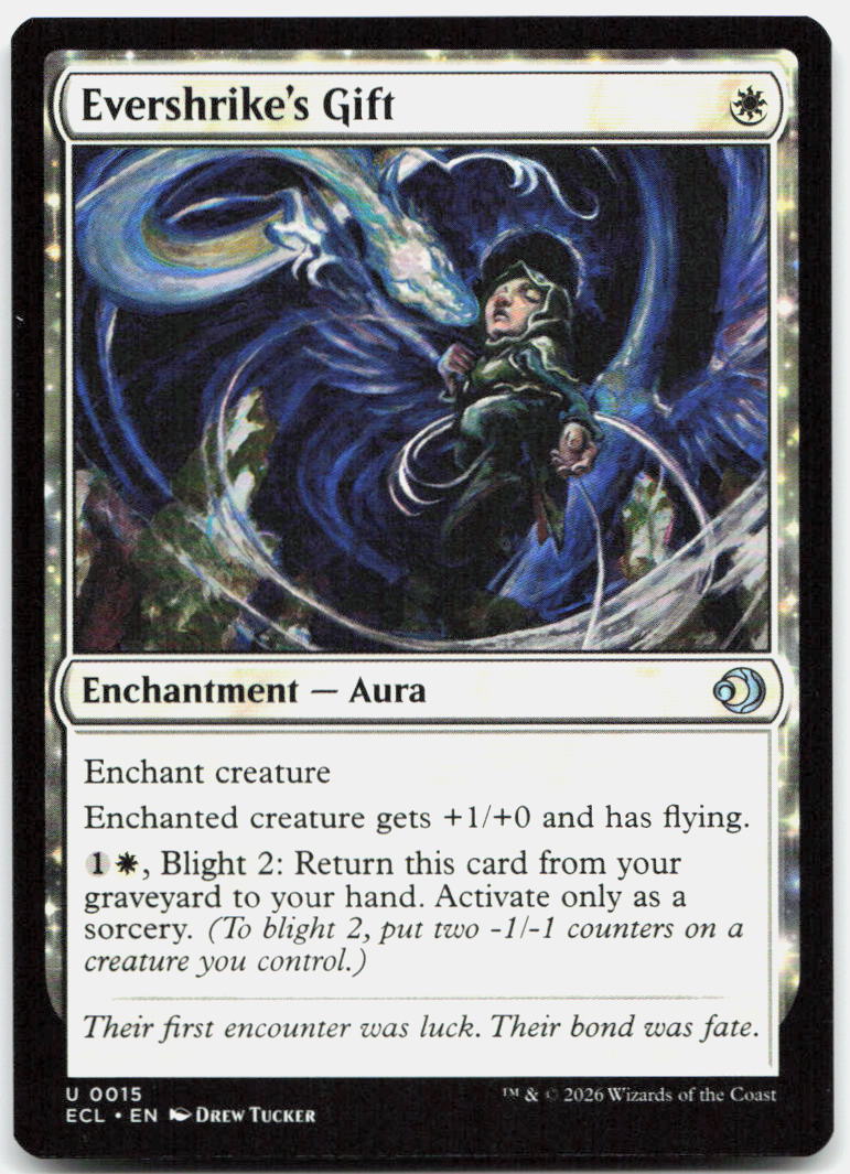 Evershrike's Gift NM U Lorwyn Eclipsed 15