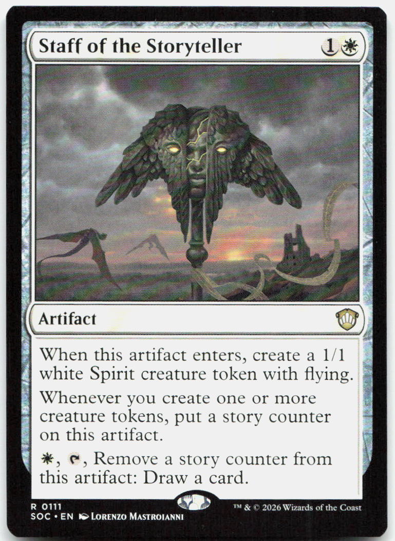 Staff of the Storyteller NM R Commander: Secrets of Strixhaven 111