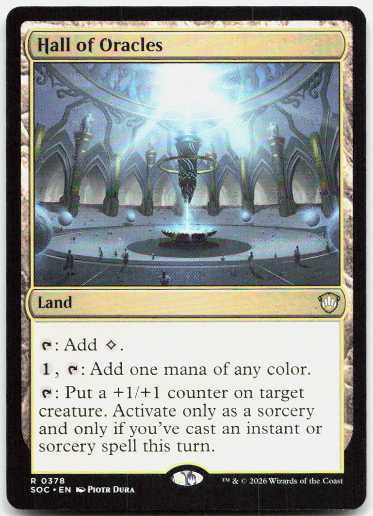 Hall of Oracles NM R Commander: Secrets of Strixhaven 378
